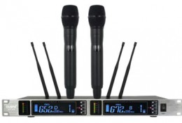 OUSPA（歐浦）ACT-518 超遠距離300米U段一拖二無線手持話筒 